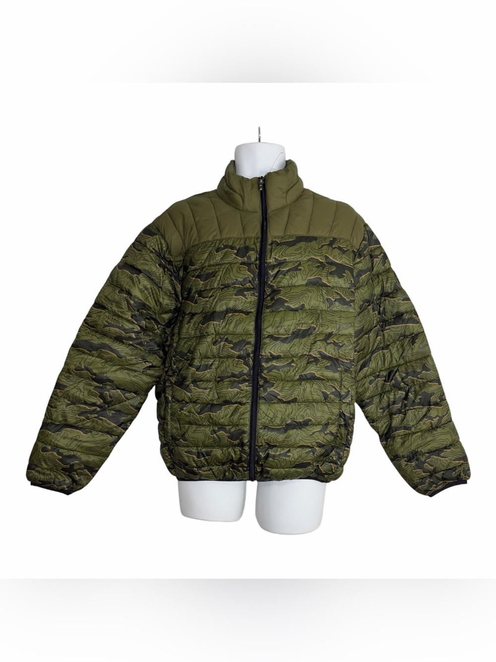 Hawke & Co Green Camo Topo Puff